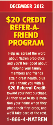 $20 Credit Refer-a-Friend Program